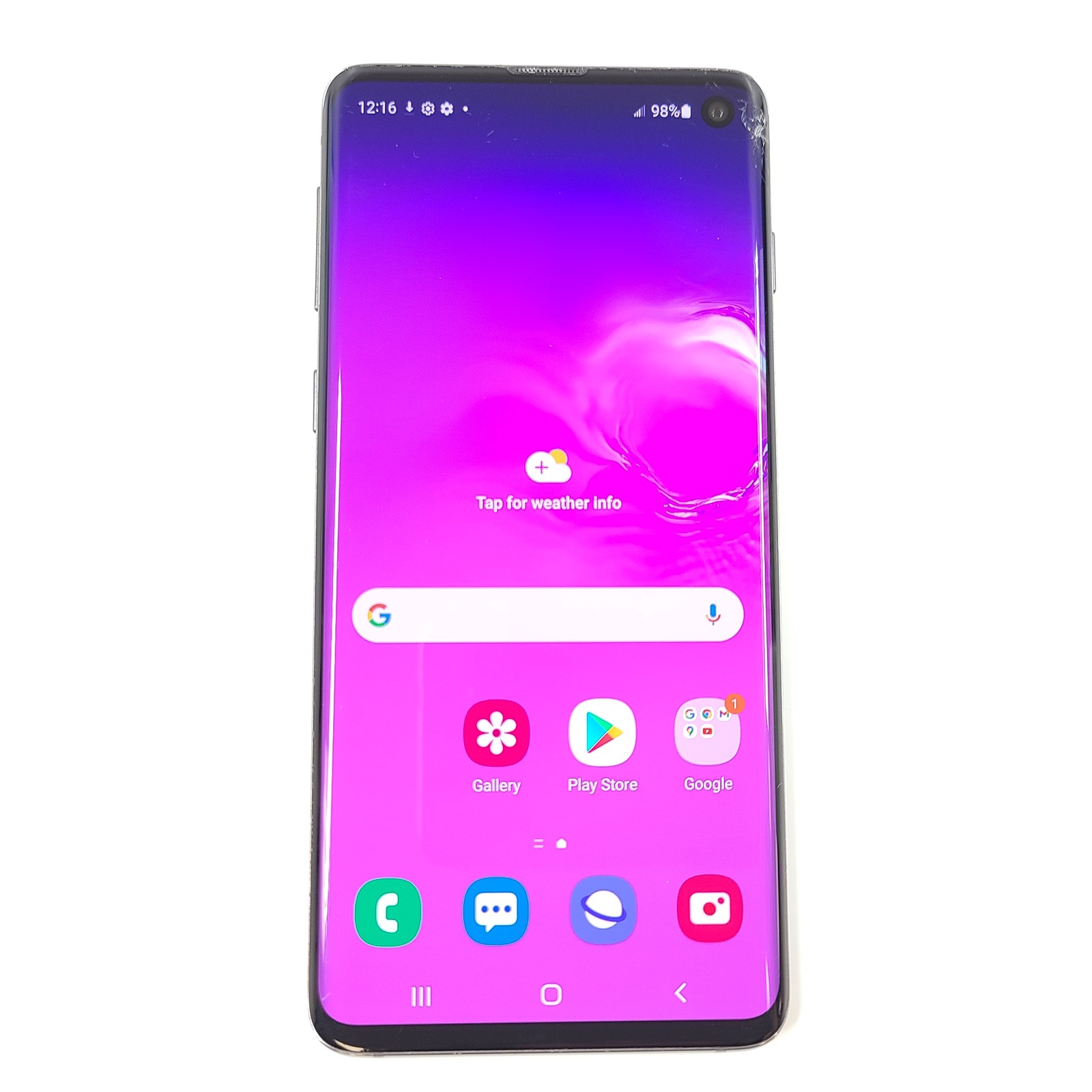 Samsung Galaxy S10 SM-G973W – 128GB – 8GB RAM Unlocked Smartphone – Black