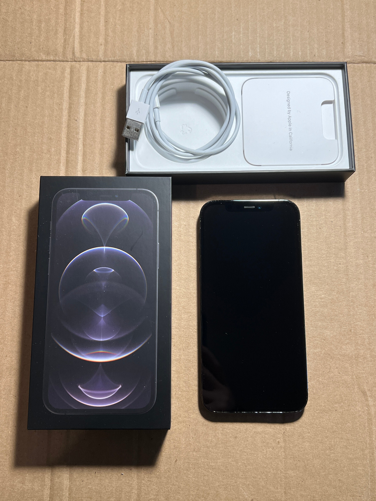 Apple iPhone 12 pro – 128GB – Graphite Unlocked (CDMA + GSM) A2341 READ