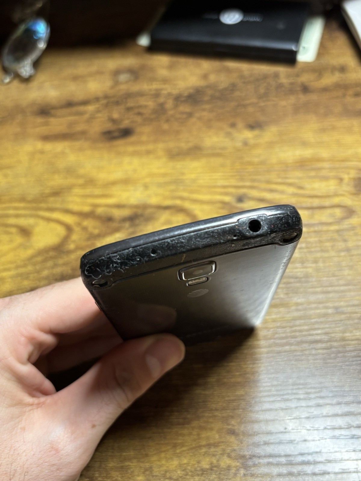 Samsung Galaxy S4 ACTIVE, Unlocked, Unknown GB Or Carrier. Sticky Rubber Parts