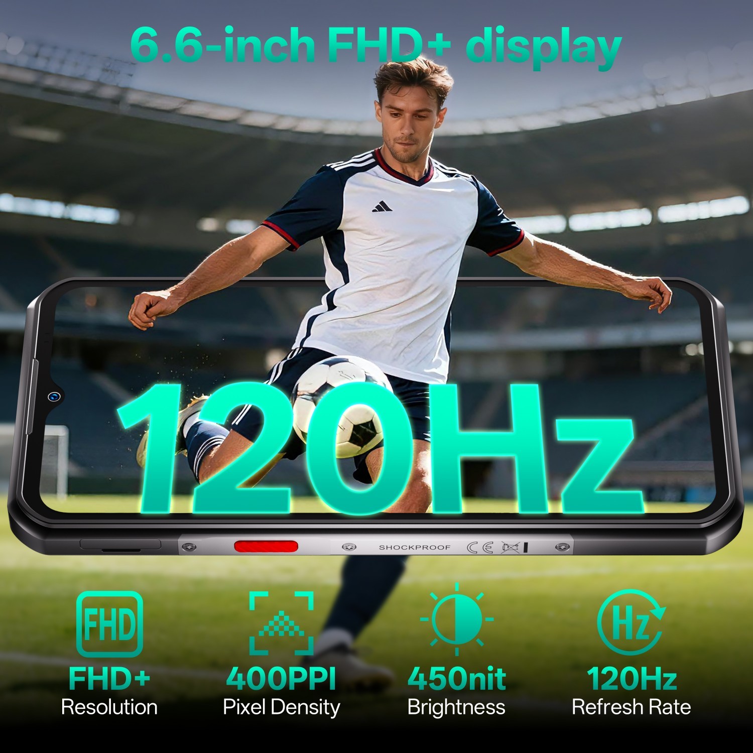 OUKITEL WP62 Rugged Phone 5G Unlocked 36(12+24)GB+512GB/2TB 108MP 11000mAh Black
