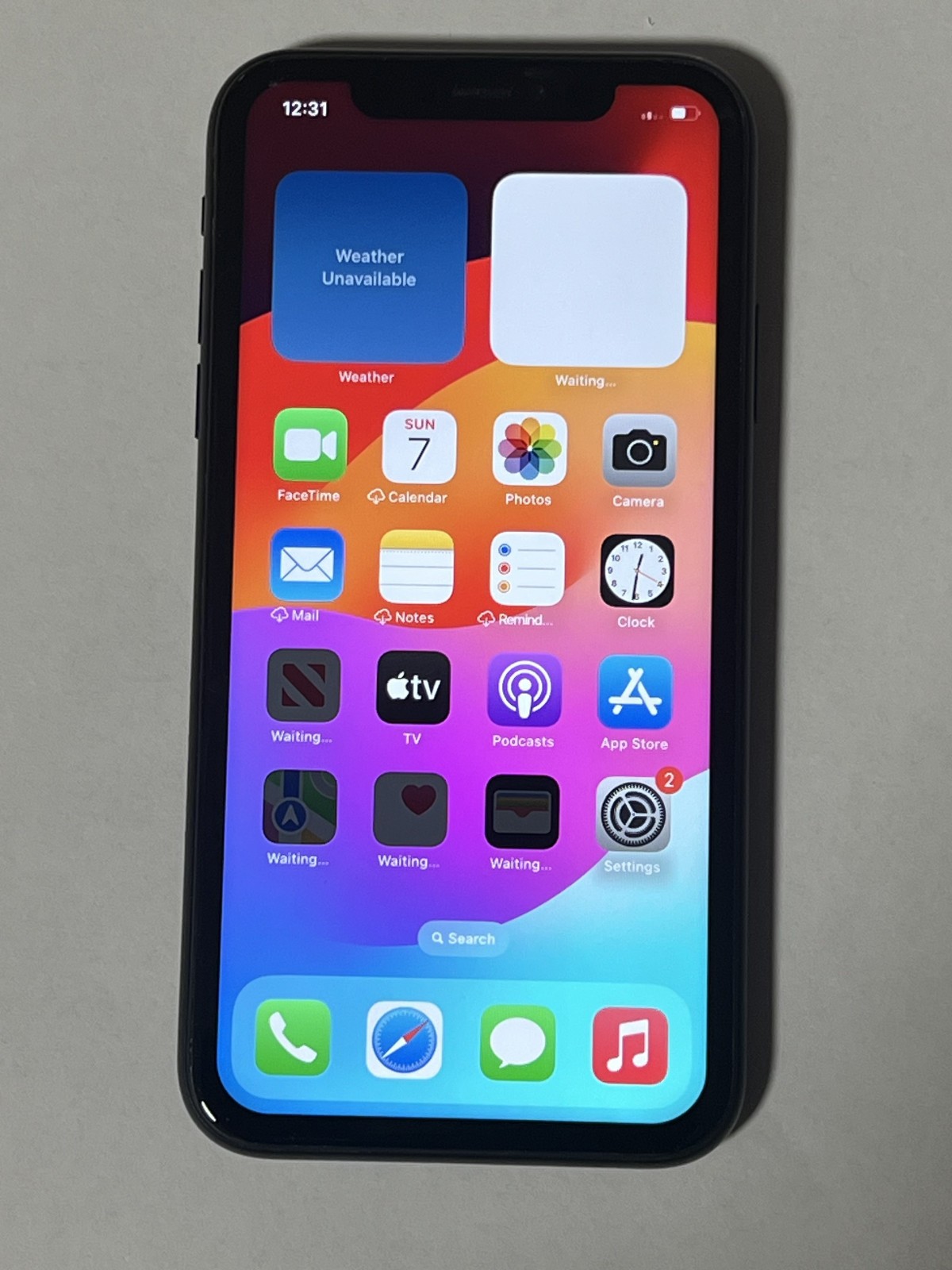 Apple iPhone XR – 64 GB – Black (Spectrum) Smartphone – MH6F3LL/A – *NO FACE ID*