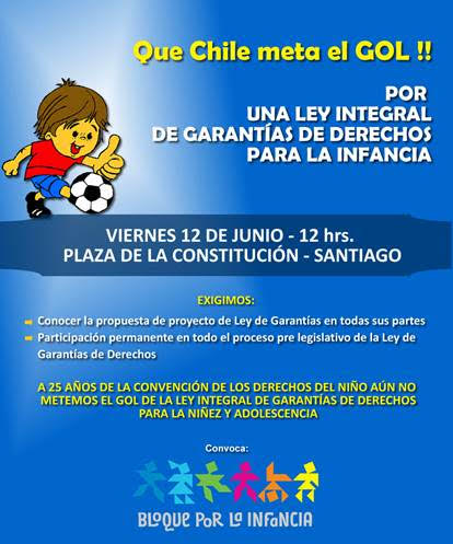 Chile mete el gol por una ley de garantías para la infancia
