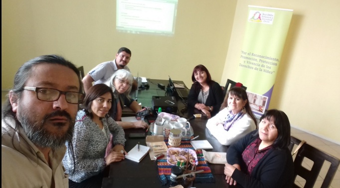 La Caleta dijo presente en reunión de Mesa Nacional de la Red de ONG de Infancia y Juventud de Chile.