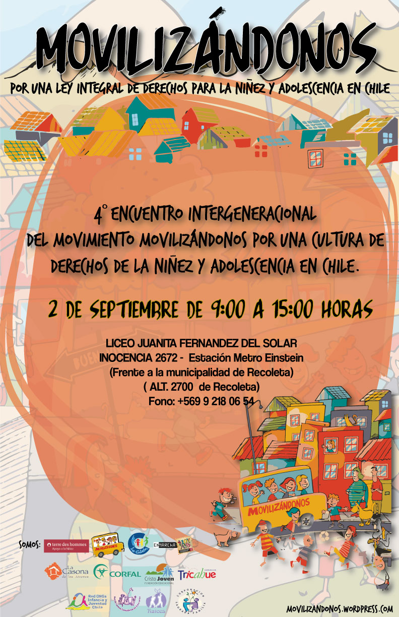 Movilizándonos invita a su 4ª Encuentro Intergeneracional para el 2 septiembre.