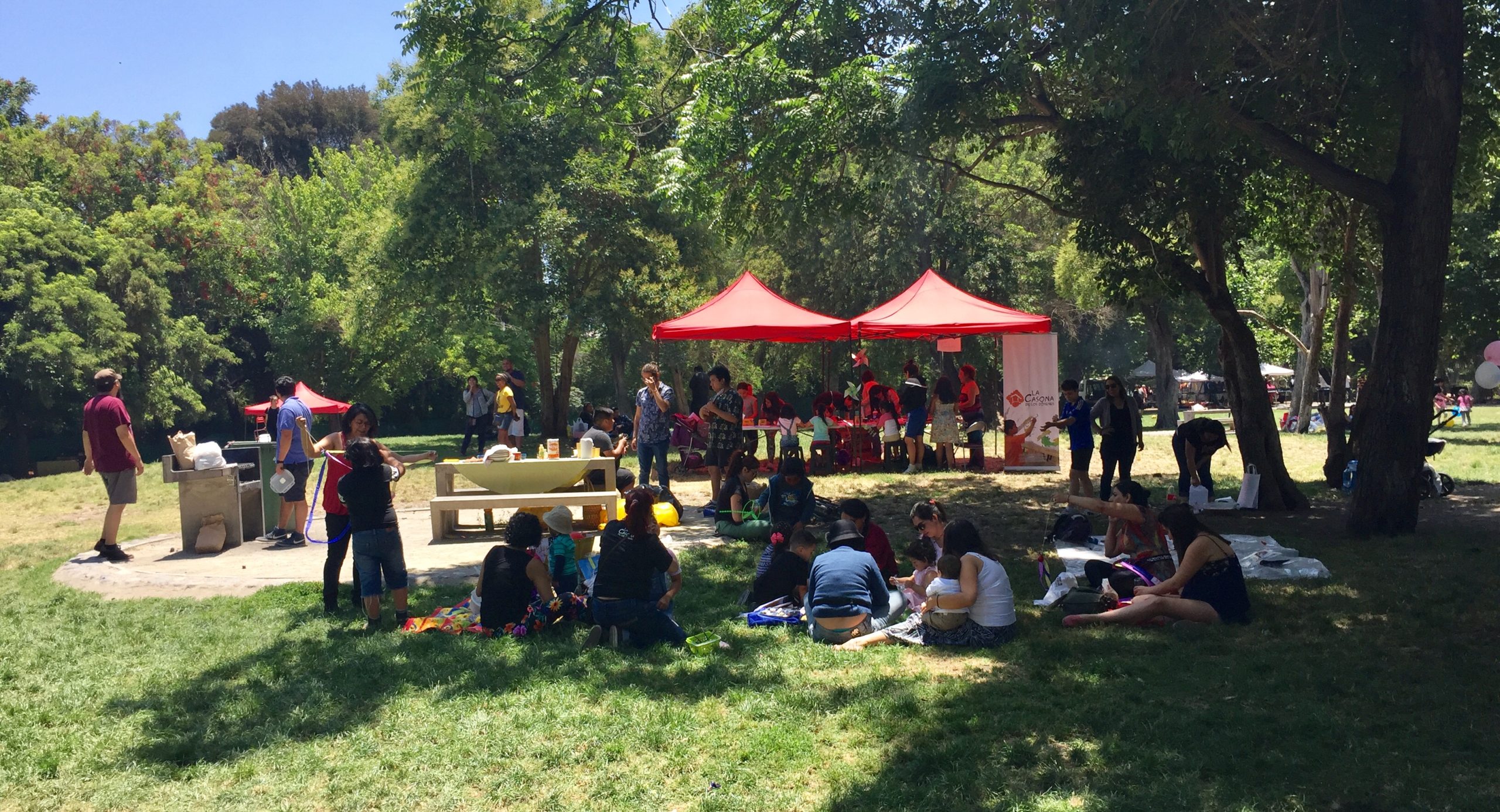 Decenas de niños, niñas y adolecentes participaron por un Encuentro que apeló a una “Cultura de la Paz” en el Parque O’Higgins.
