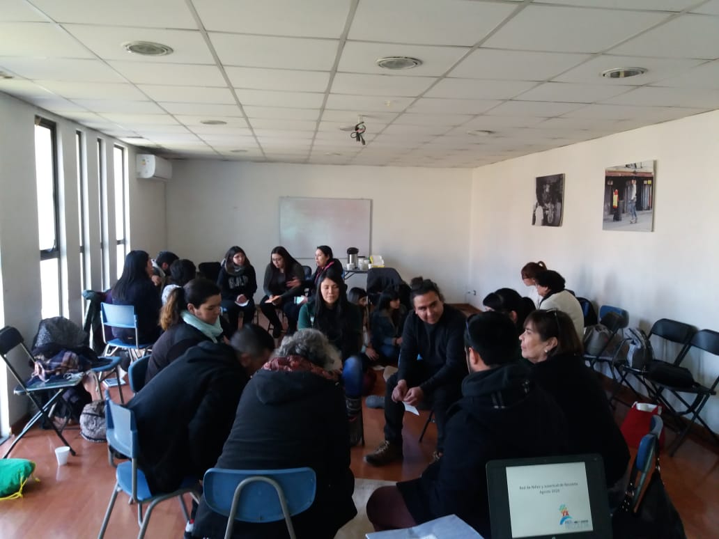 Taller sobre «Participación Protagónica de Niñez y Adolescencia» con la Red de Niñez de la comuna de Recoleta.