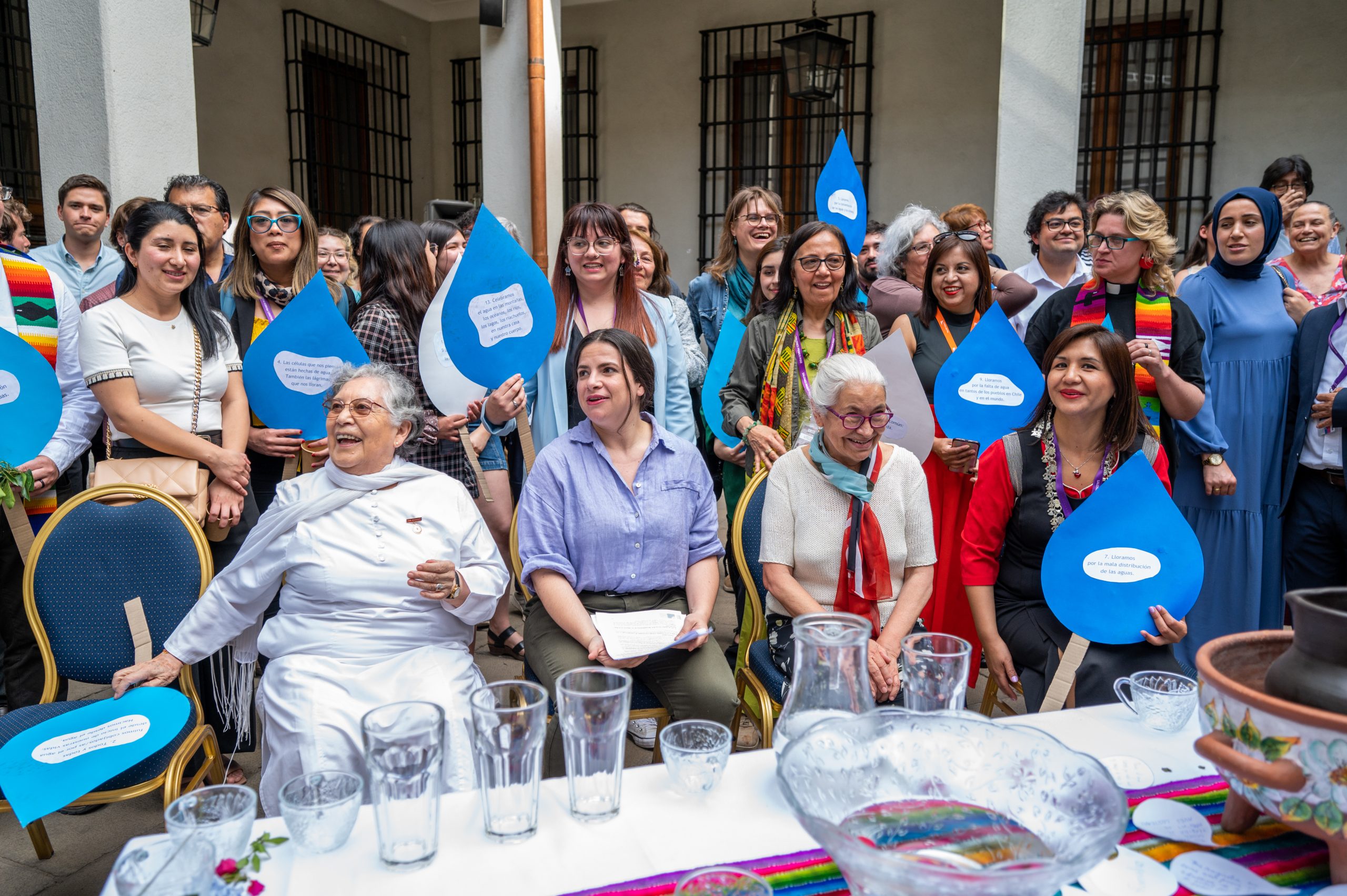 Ceremonia interreligiosa en la Moneda para respaldar a delegación chilena a la COP27